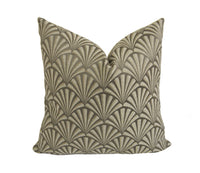 Thumbnail for Clarke and Clarke - Chrysler - Mocha - Stunning Art Deco Designer Cushion Cover Throw Pillow