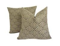 Thumbnail for Clarke and Clarke - Chrysler - Mocha - Stunning Art Deco Designer Cushion Cover Throw Pillow