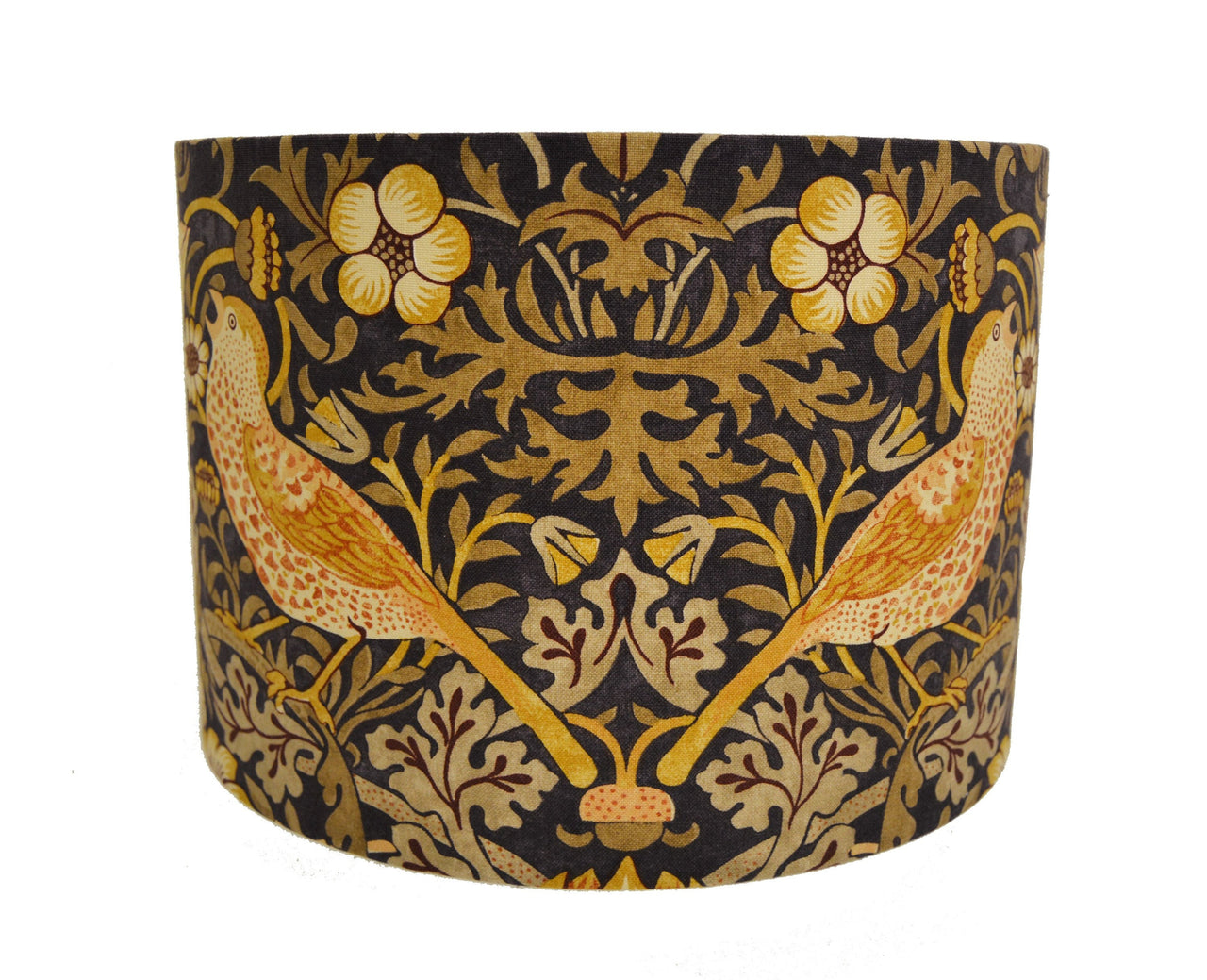 William Morris - Strawberry Thief - Grape / Gold - Lampshade Stunning Handmade