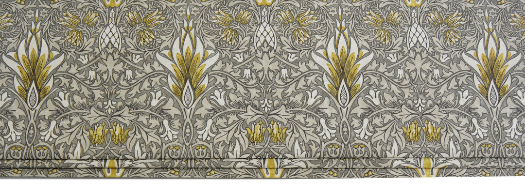 William Morris - Snakeshead - Pewter / Gold  - Made To Measure Professionally Made Roman Blind.