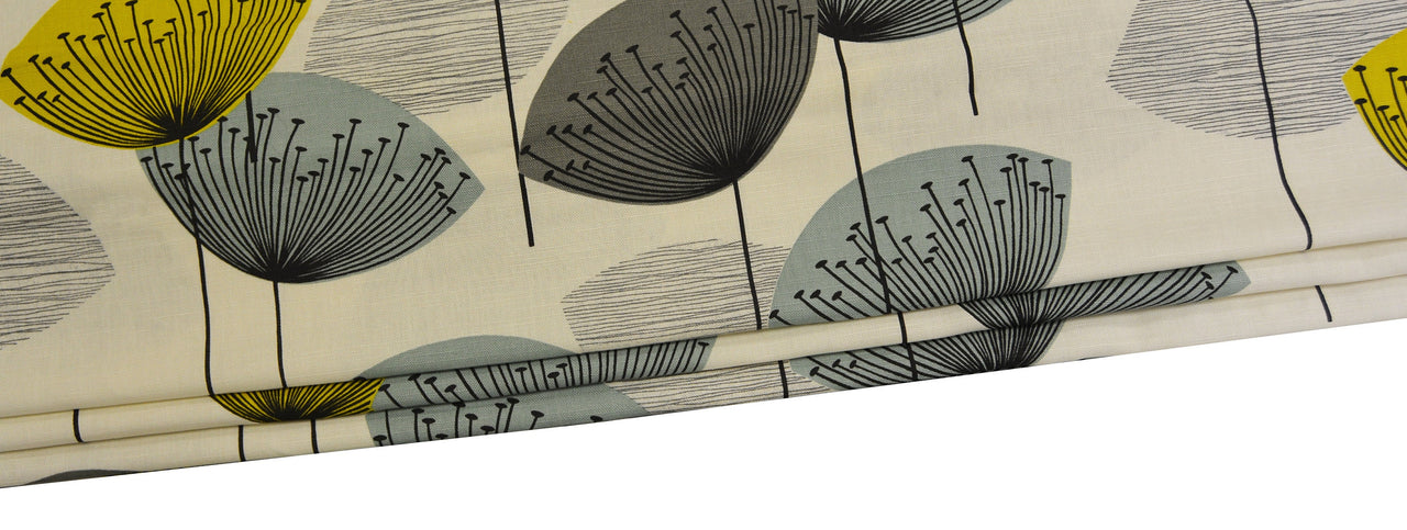 Sanderson - Dandelion Clocks - Chaffinch - Made To Measure Professionally Made Roman Blind