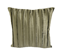 Thumbnail for Clarke and Clarke - Rhythm - Ash - Stunning Striped Velvet Cushion Cover Throw Pillow Designer Home Decor