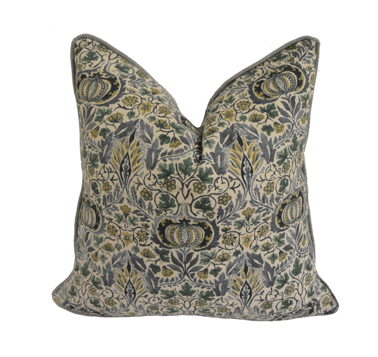 William Morris - Little Chintz - Blue / Fennel - Cushion Cover Throw Pillow Designer Home Decor