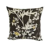 Thumbnail for Scalamandre - Jardin De Chine - Espresso - Grand Floral Chinoiserie Designer Cushion Cover - Handmade Throw Pillow - Luxury Home Decor