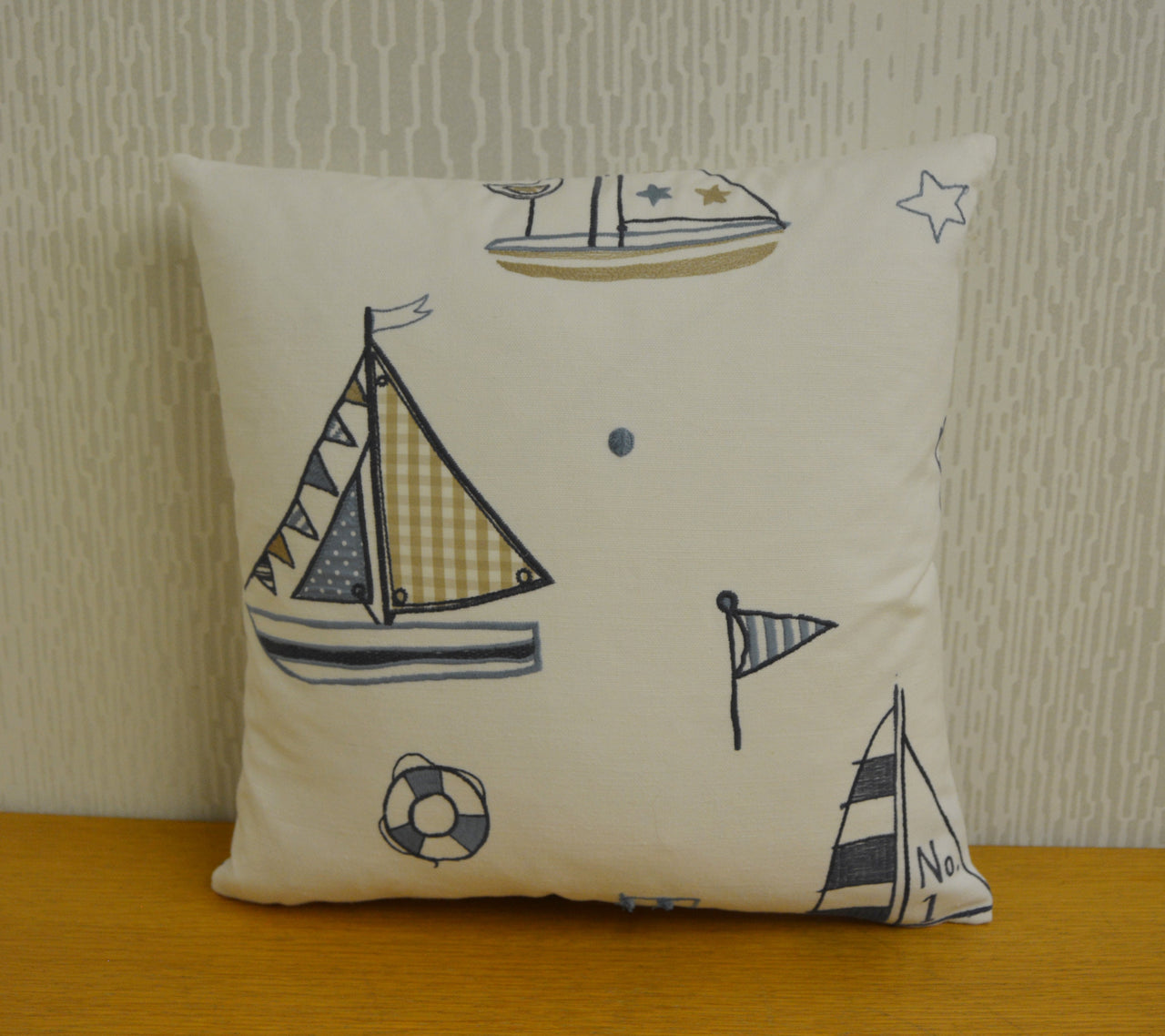 Prestigious Textiles - Regatta - Denim - Stunning Designer Cushion Cover Home Decor Throw Pillow