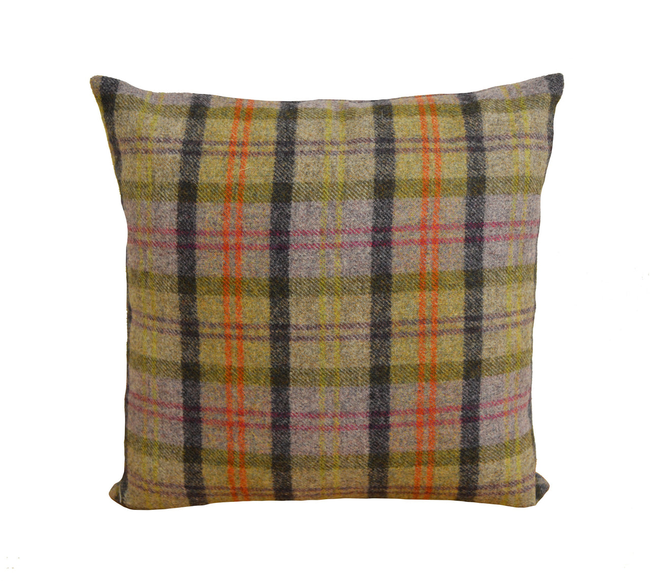 Art Of The Loom  - Oban Plaid - Celtic Thistle - Timeless Versatile Sustainable Wool Designer Cushion Cover - Luxury Throw Pillow - Handmade