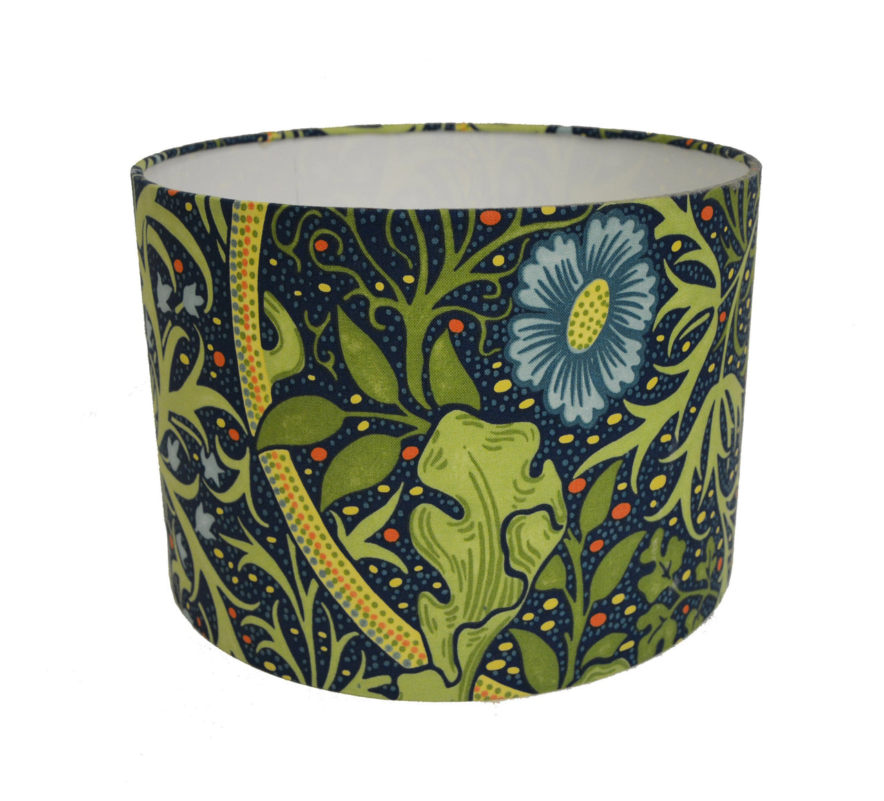 William Morris - Seaweed - Cobalt / Thyme - Lampshade Stunning Handmade