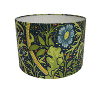 Thumbnail for William Morris - Seaweed - Cobalt / Thyme - Lampshade Stunning Handmade