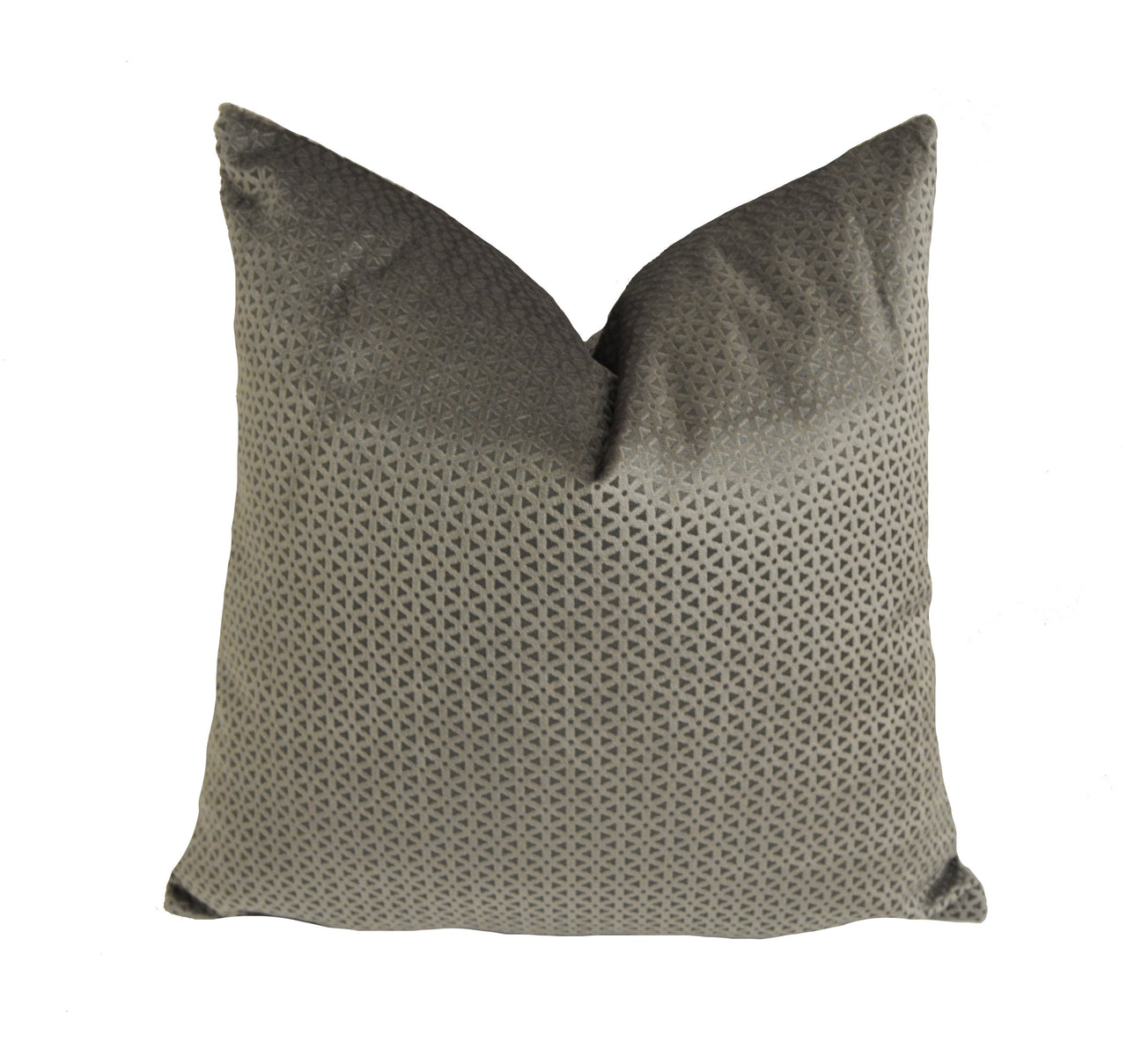 Studio G - Loreto - Taupe - Lovely Textured Velvet Cushion Cover Throw Pillow Designer Home Decor