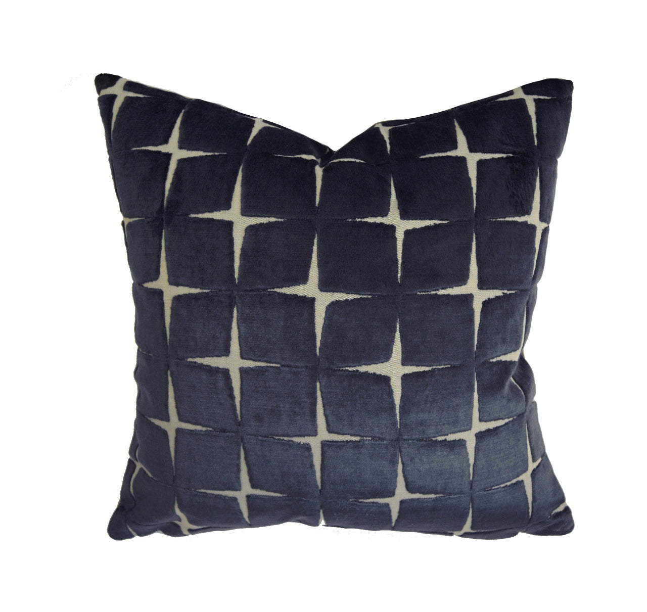 Harlequin - Issoria - Midnight - Glamorous Designer Cut Velvet Cushion Cover Throw Pillow Handmade Home Decor