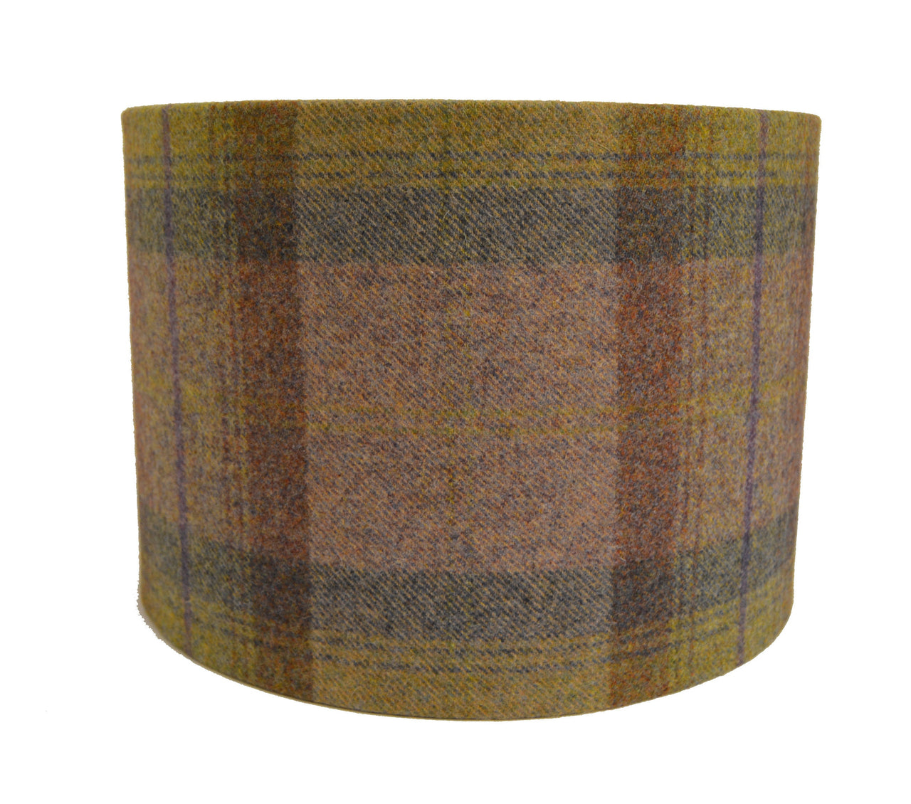 Art of the Loom - Wool Plaid - Olive Grove - Lampshade Stunning Handmade