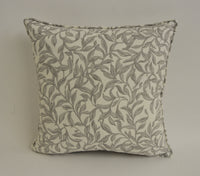 Thumbnail for Clarke and Clarke / Studio G - Entwistle - Stone - Stunning Leaf Cushion Cover Throw Pillow Designer Home Decor