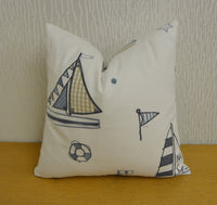 Thumbnail for Prestigious Textiles - Regatta - Denim - Stunning Designer Cushion Cover Home Decor Throw Pillow