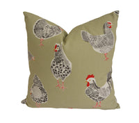 Thumbnail for Studio G - Rooster - Sage -  Cushion Cover Pillow Throw