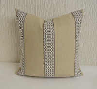 Thumbnail for Clarke & Clarke - Lali - Pebble - Stunning Embroidered Cushion Cover Throw Pillow Designer Home Decor