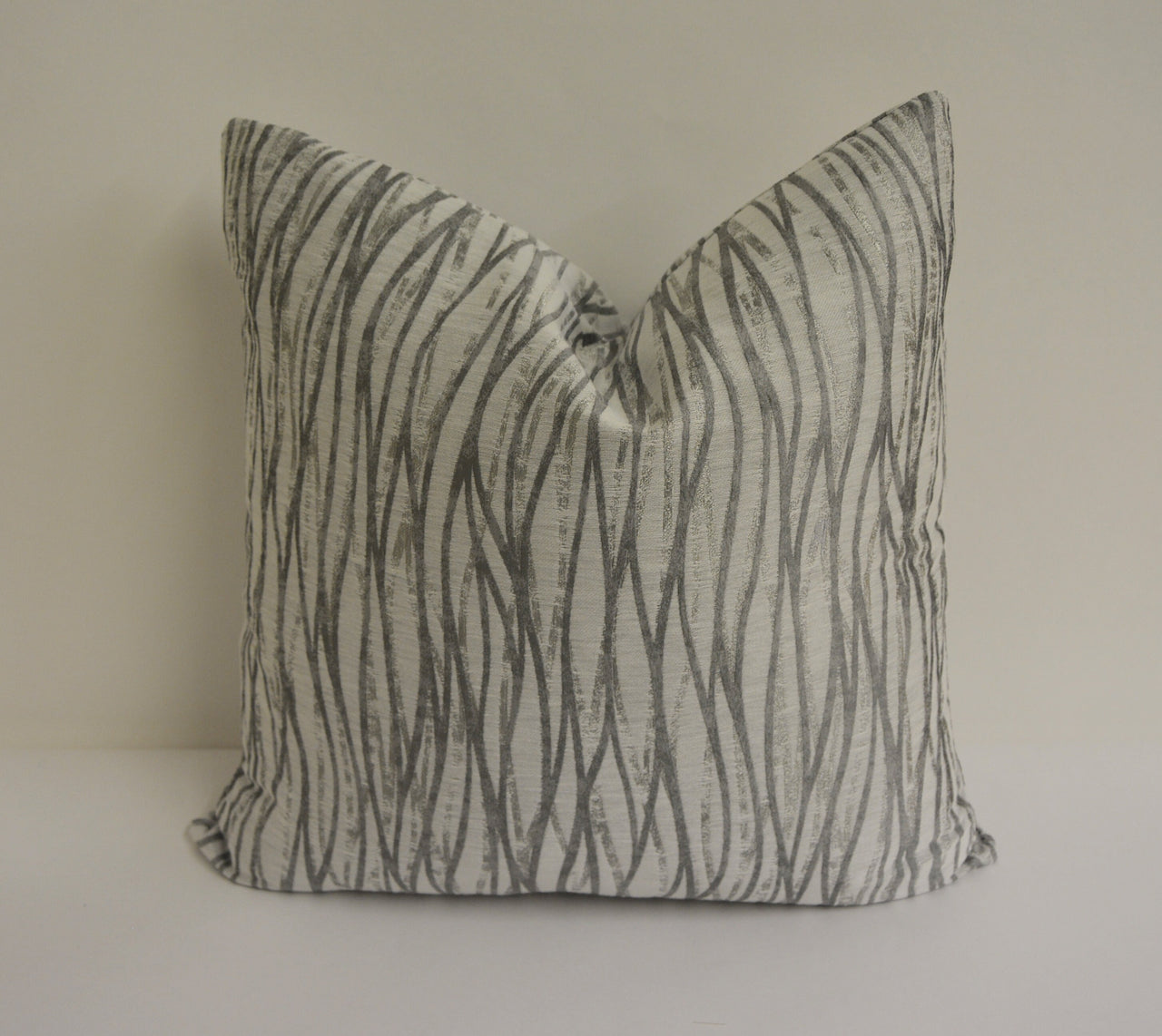 Fryetts - Linear - Silver - Cushion Cover  Pillow Throw Stunning