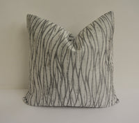 Thumbnail for Fryetts - Linear - Silver - Cushion Cover  Pillow Throw Stunning