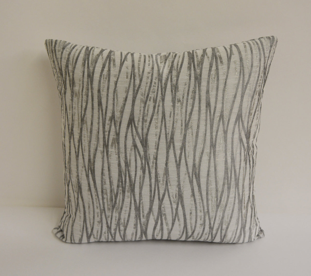 Fryetts - Linear - Silver - Cushion Cover  Pillow Throw Stunning