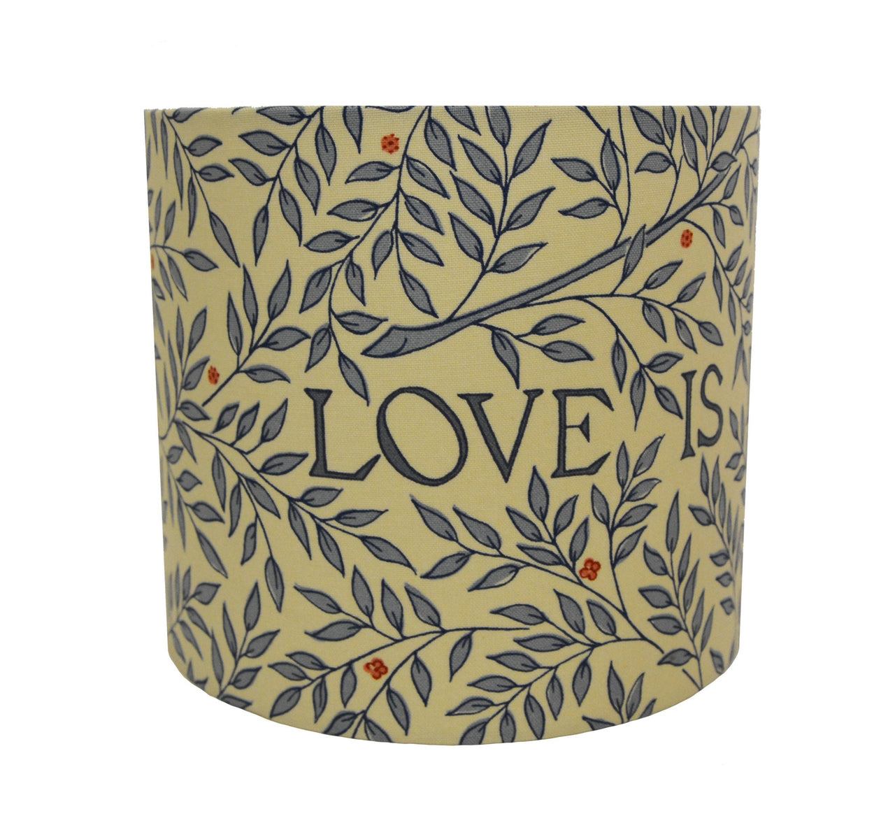 William Morris - Love is Enough - China Blue/Vellum - Lampshade Stunning Handmade