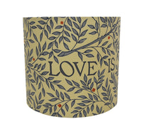 Thumbnail for William Morris - Love is Enough - China Blue/Vellum - Lampshade Stunning Handmade