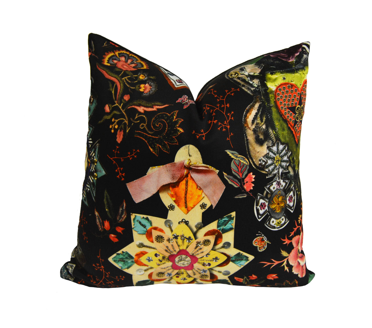 Designers Guild / Christian Lacroix - Cocarde - Reglisse - Cushion Cover Throw Pillow Designer Home Decor