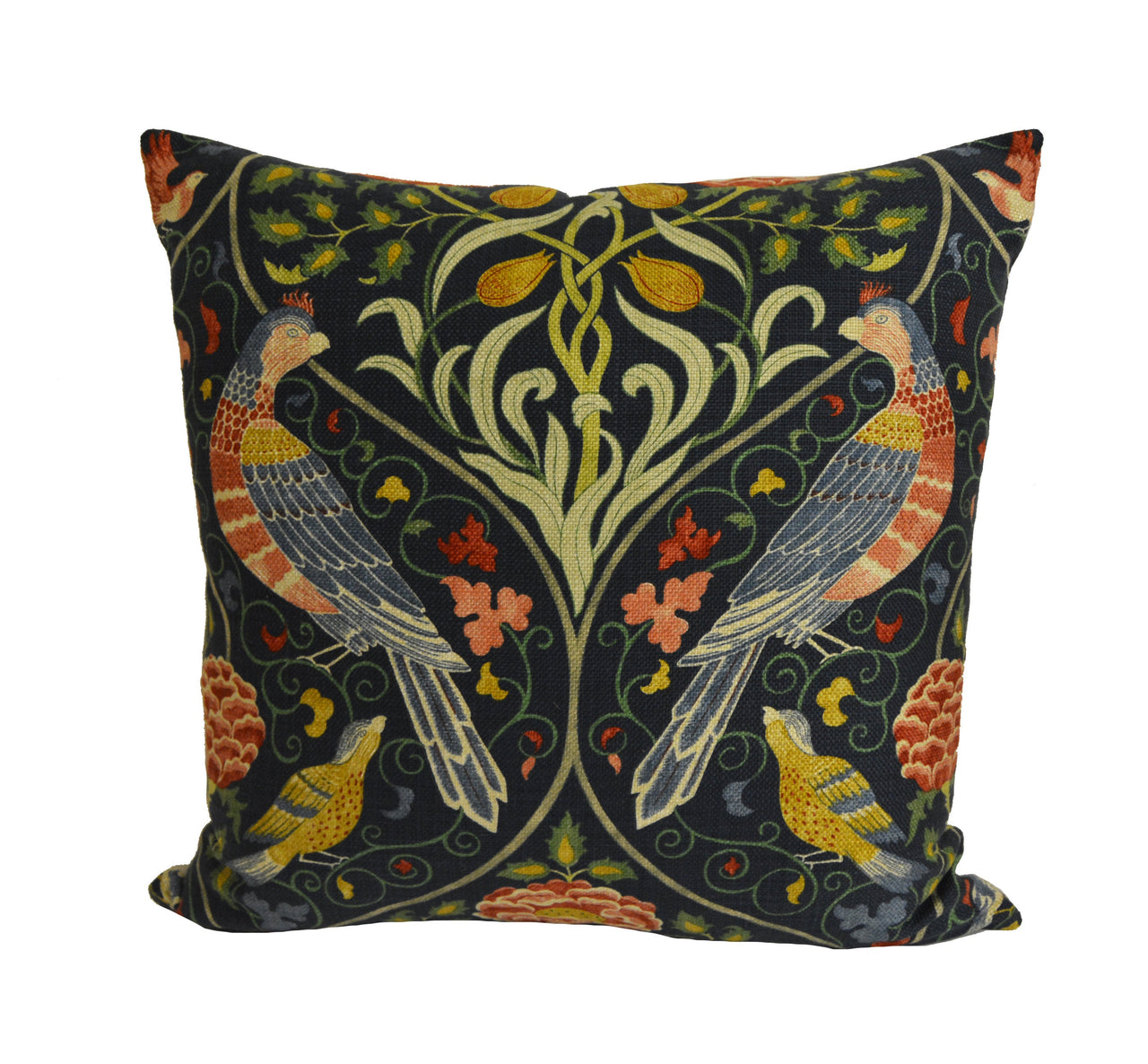 William Morris - Seasons by May - Indigo -  Cushion Cover Throw Pillow Designer Home Decor