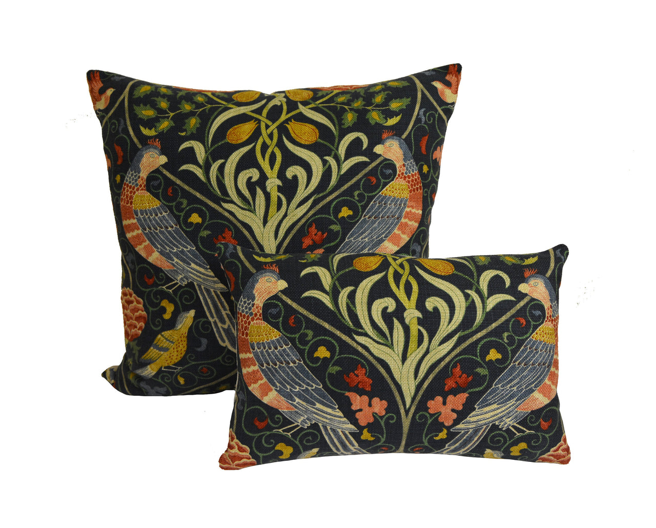 William Morris - Seasons by May - Indigo -  Cushion Cover Throw Pillow Designer Home Decor