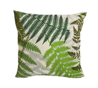 Thumbnail for Schumacher - Fernarium - Green & Ivory - Imaginative Fern Fronds Designer Cushion Cover - Handmade Throw Pillow - Luxury Home Decor