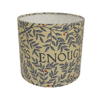 Thumbnail for William Morris - Love is Enough - China Blue/Vellum - Lampshade Stunning Handmade