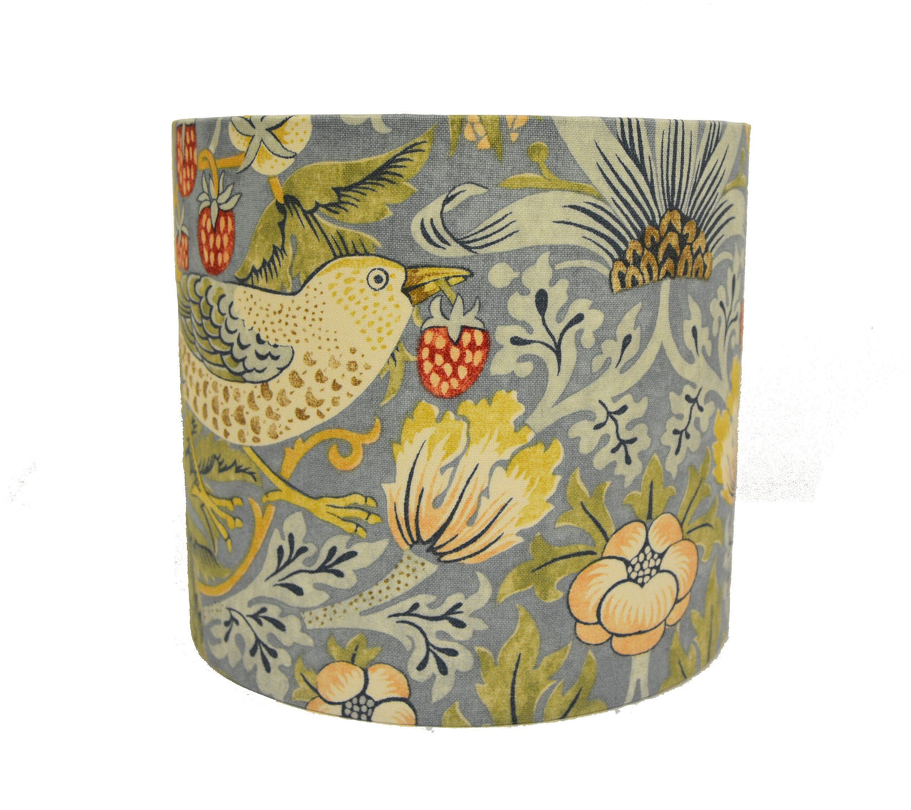 William Morris - Strawberry Thief - Slate / Vellum - Lampshade Stunning Handmade