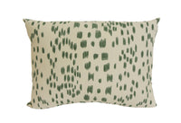 Thumbnail for Brunschwig and Fils - Les Touches - Green - Luxurious Modern Animal Print Designer Cushion Cover - Luxury Throw Pillow - Handmade Home Decor