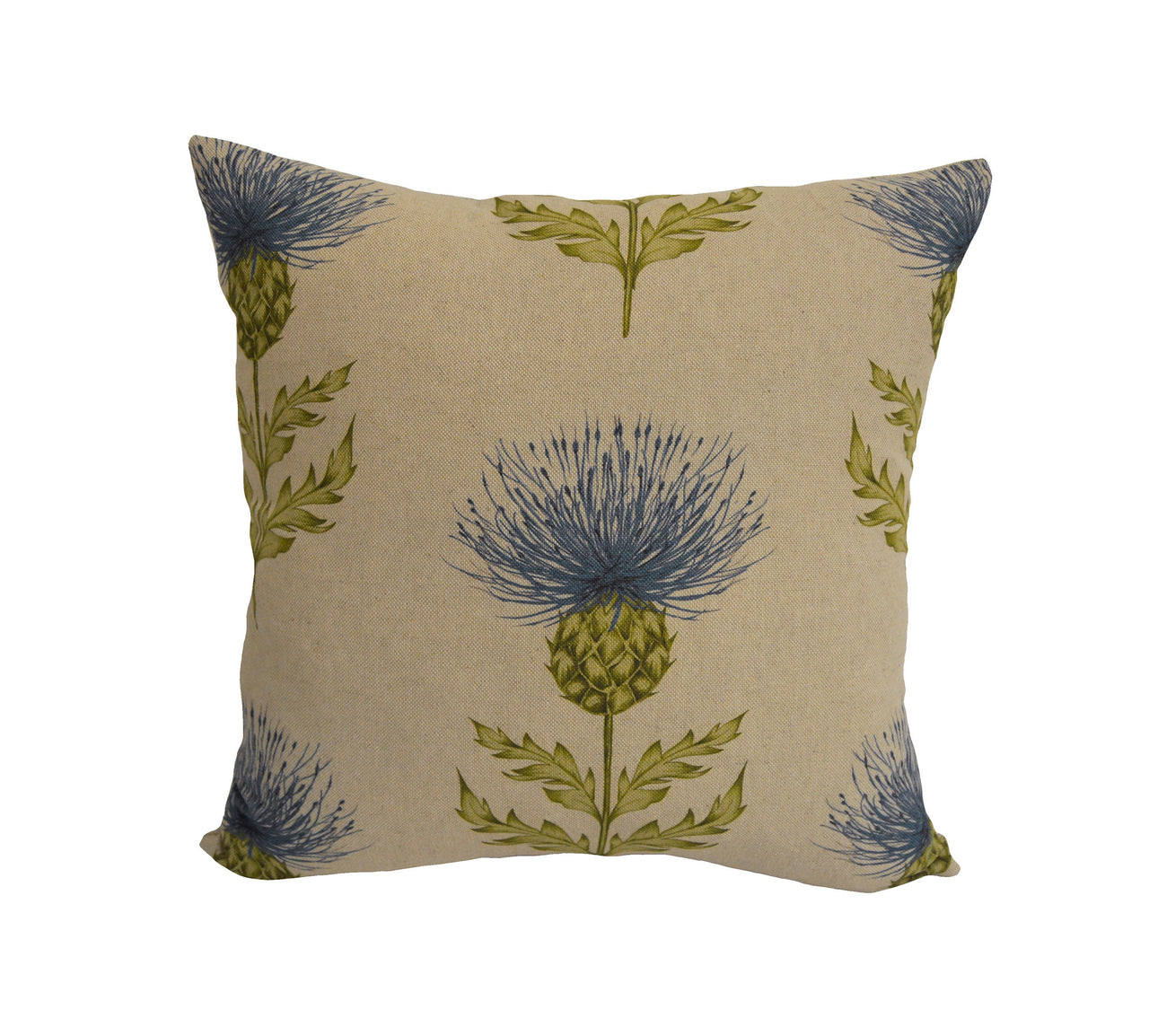 Voyage - Blair - Azure - Lovely Thistle Cushion Cover Throw Pillow Designer Home Decor