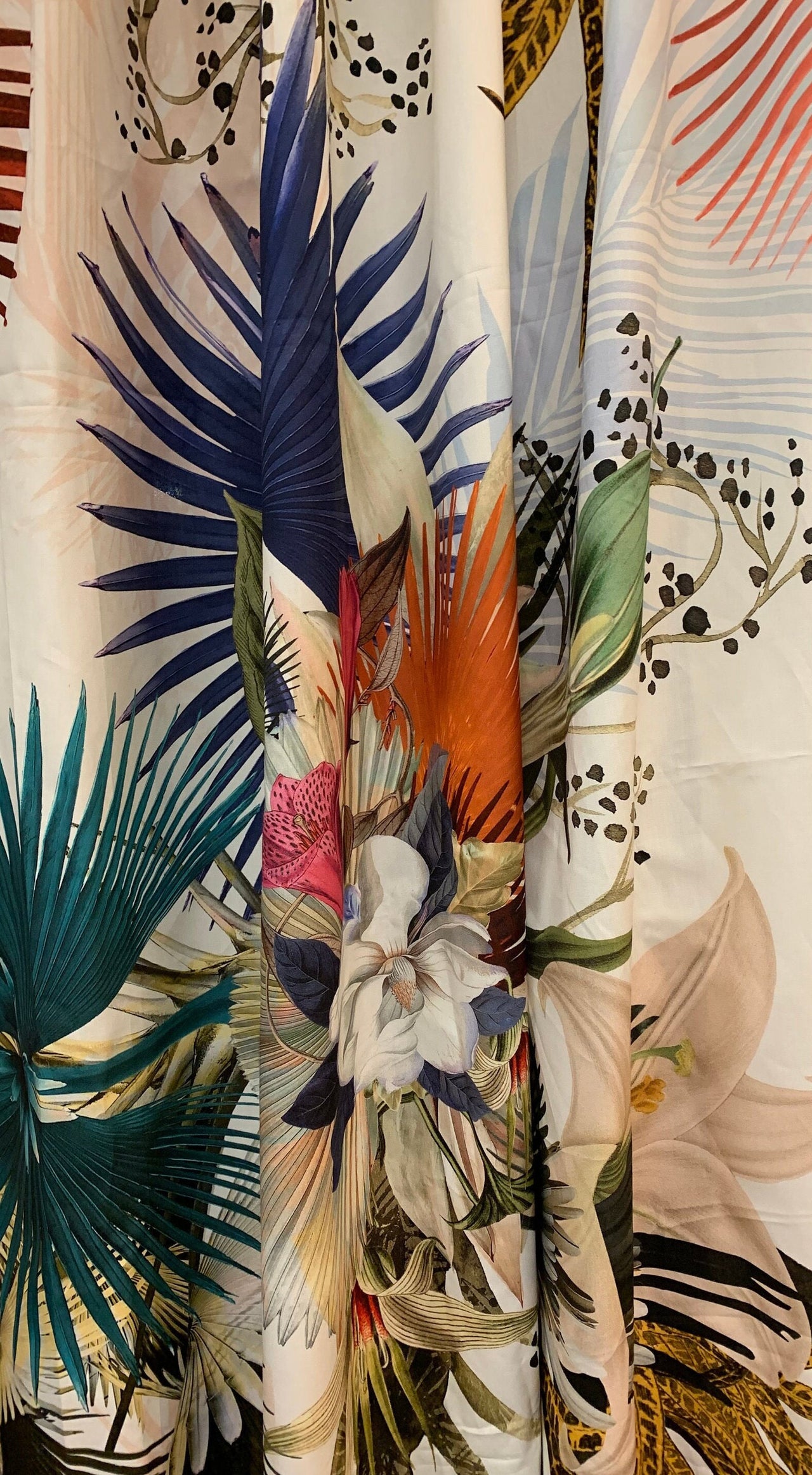 Designers Guild - Christian Lacroix - Oiseau De Bengale Camelia  curtains/drapes - Stunning Designer Fabric