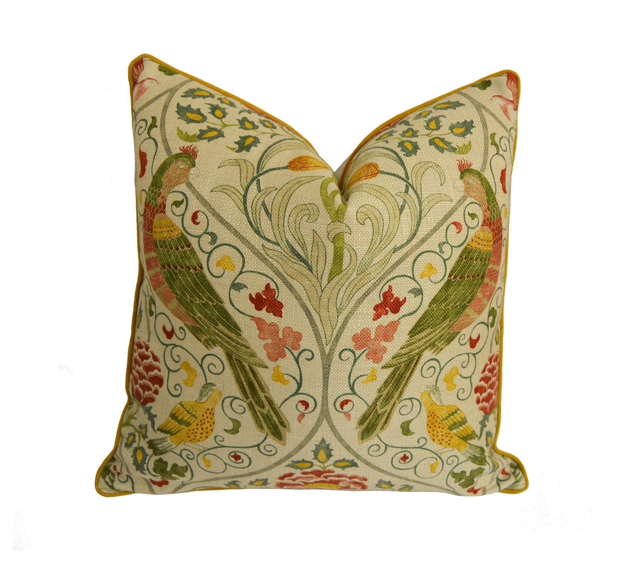 William Morris - Seasons by May - Linen - Cushion Cover Throw Pillow Designer Home Decor