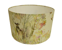 Thumbnail for Voyage Decoration - Enchanted Forest - Linen - Lampshade -  Ceiling Floor lamp  - Stunning Handmade Home Decor