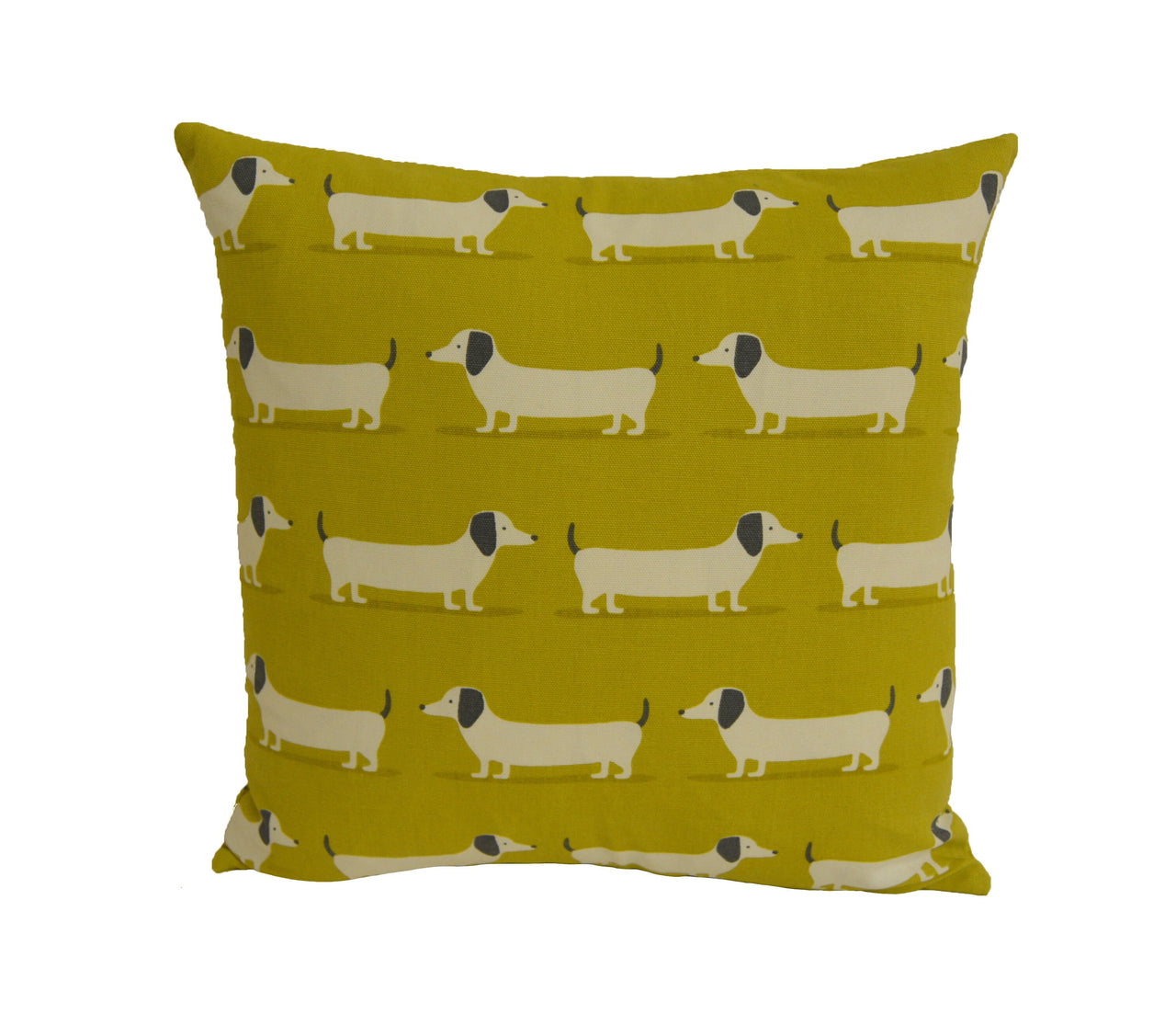 Fryetts - Hound Dog - Ochre - Cushion Cover  Pillow Throw Stunning