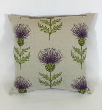 Thumbnail for Voyage - Blair - Damson - Lovely Thistle Cushion Cover Throw Pillow Designer Home Decor