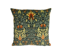 Thumbnail for William Morris - Snakeshead Velvet - Thistle / Russet - Cushion Cover Pillow Throw Stunning Home Decor