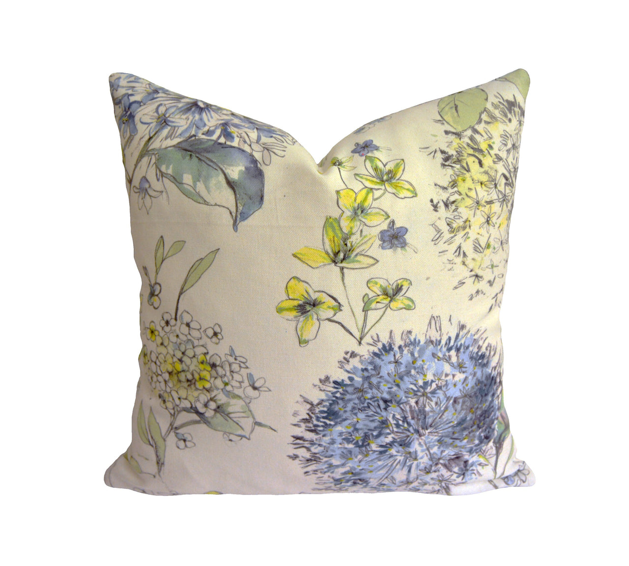 Prestigious - Lila - Lichen - Fresh Floral Country Cushion Cover - Handmade Throw Pillow Designer Home Decor