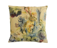 Thumbnail for Voyage - Grassmere - Sweetpea -  Sweet Countryside Fox & Hare Cushion Cover - Handmade Throw Pillow Designer Home Decor