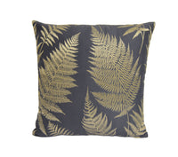 Thumbnail for Ashley Wilde - Affinis - Danube - Modern Metallic Feather Fern Designer Cushion Cover - Luxury Throw Pillow - Handmade Home Decor