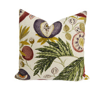 Thumbnail for Sanderson - Jackfruit - Fig and Olive - Cushion Cover Throw Pillow Designer Home Decor