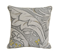 Thumbnail for William Morris - Pure Bachelors Button - Horned Poppy Grey - Cushion Cover Throw Pillow Designer Home Decor