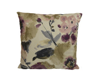 Thumbnail for Clarke & Clarke - Ersilia - Damson - Stunning Floral Cushion Cover Throw Pillow Designer Home Decor