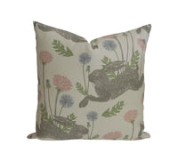 Thumbnail for Clarke & Clarke / Studio G - March Hare - Pastel - Stunning Rabbit Cushion Cover Throw Pillow Designer Home Decor