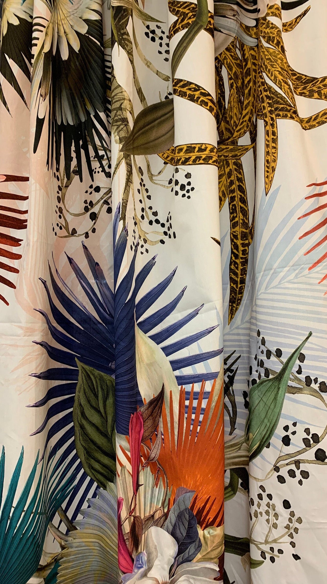 Designers Guild - Christian Lacroix - Oiseau De Bengale Camelia  curtains/drapes - Stunning Designer Fabric