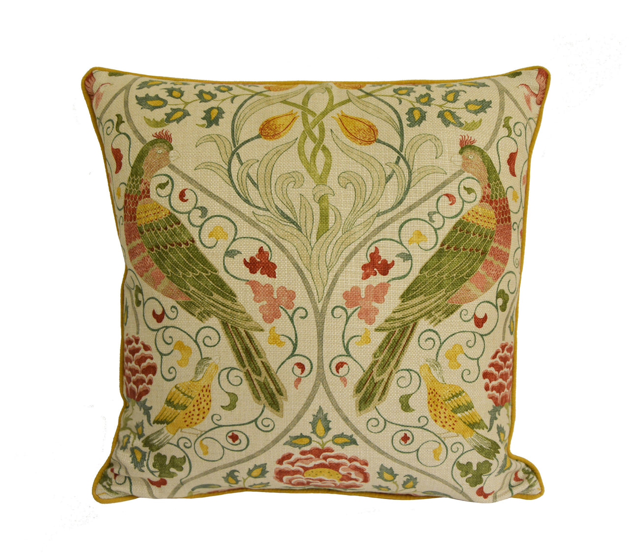 William Morris - Seasons by May - Linen - Cushion Cover Throw Pillow Designer Home Decor