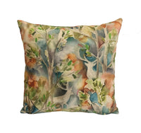 Thumbnail for Voyage Decoration - Seneca Forest - Autumn - Majestic Watercolour Deer Silhouette Cushion Cover - Handmade Throw Pillow Designer Home Decor