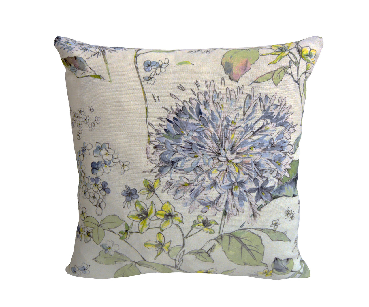 Prestigious - Lila - Lichen - Fresh Floral Country Cushion Cover - Handmade Throw Pillow Designer Home Decor