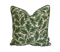 Thumbnail for William Morris - Oak - Forest / Cream - Cushion Cover Throw Pillow Designer Home Decor